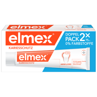 Elmex Zahncreme 2 Tuben à 75 ml - 150 ml Faltschachteln