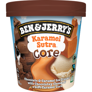 Ben & Jerrys Karamel Sutra Eiscreme tiefgefroren -...