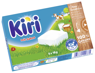 Kiri mit Sahne - 108 g Packung