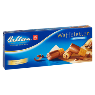 Bahlsen Waffeletten Vollmilch - 1 x 100 g Schachtel