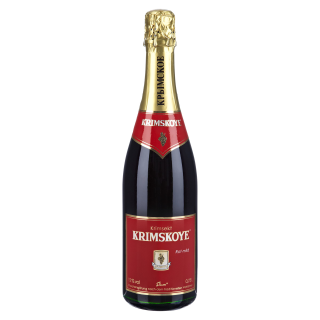 Krimskoye Rot-Mild Sekt trocken - 750 ml Flasche