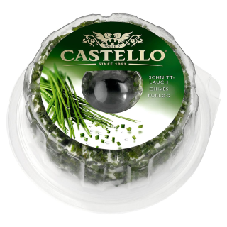 Castello Frischkäse Schnittlauch - 125 g Packung
