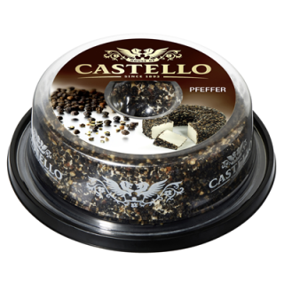 Castello Mini Frischkäsekränzchen / Pfeffer 125 g