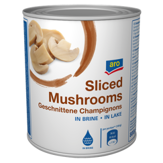 aro Champignons 3. Wahl, geschnitten 2,65 l Dose