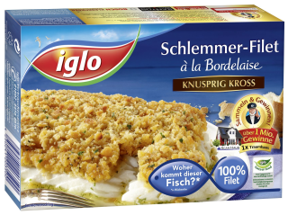 Iglo Knusper Schlemmerfilet à la Bordelaise 380 g...