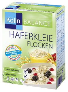 Kölln Balance Haferkleie Flocken - 250 g Schachtel