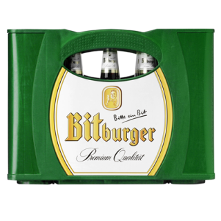 Bitburger Bier Premium Pils - 20 x 0,50 l Flaschen