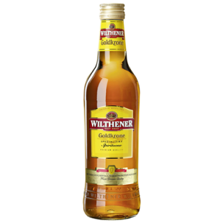 Wilthener Goldkrone Weinbrand 28 % Vol. 0,35 l Flasche