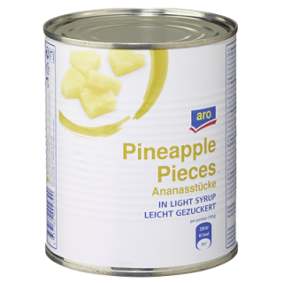Aro Ananas Stücke 850 ml