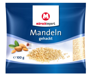 Atco Californische Mandeln blanchiert und gehackt - 100 g...