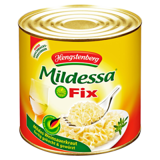 Hengstenberg Mildessa Fix, Mildes Weinsauerkraut - 2,65 l...
