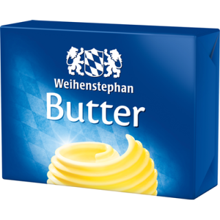 Weihenstephan Butter 82 % Fett - 250 g Packung