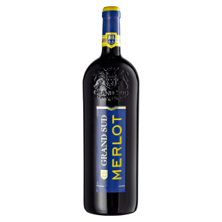 Grand Sud Merlot Rotwein fruchtig, trocken - 6 x 1,00 l...