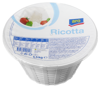 aro Ricotta 40 % Fett i. Tr. - 1,5 kg Packung