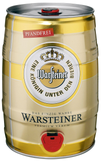 Warsteiner Premium Pilsener - 2 x 5,00 l Dosen