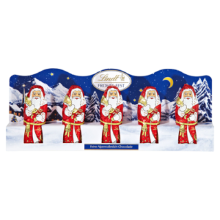 Lindt Mini Weihnachtsmänner Feine Alpenvollmilch...