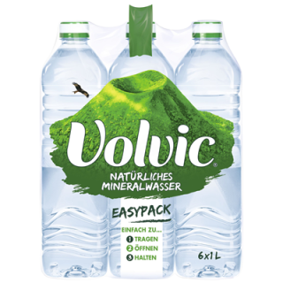 Volvic Easypack Natürliches Mineralwasser - 6 x 1,00...
