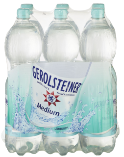 Gerolsteiner Mineralwasser Medium - 6 x 1,50 l Flaschen