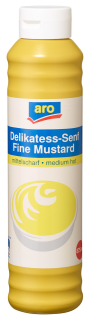 aro Tafelsenf mittelscharf - 875 g Flasche