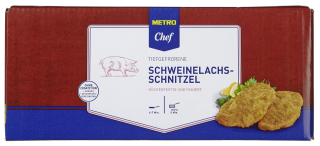 METRO Chef Schweinelachs-Schnitzel, paniert,...