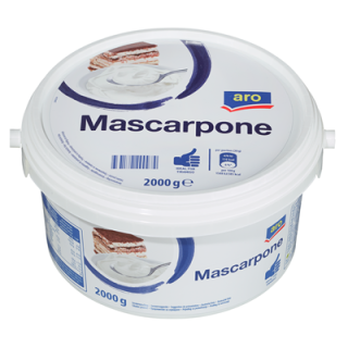 aro Mascarpone 82 % Fett - 2 kg Eimer