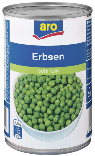 Aro Erbsen Sehr Fein 425 ml