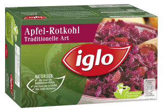 Iglo Apfel-Rotkohl tiefgefroren - 800 g Faltschachtel