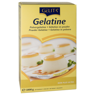 Gelita Pulvergelantine gold 1 kg Packung