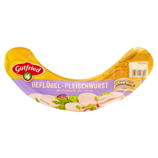 Gutfried Truthahn Fleischwurst mit Knoblauch - 400 g