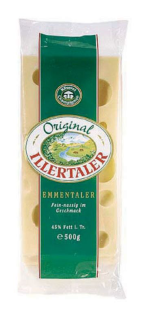 Illertaler Hartkäse 45 % Fett - 500 g Packung