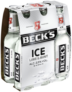 Becks ICE Lime & Mint - 6 x 0,33 l Flaschen