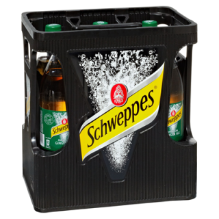 Schweppes Ginger Ale 6 x 1 l Flaschen