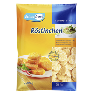 Schne frost Röstinchen tiefgefroren - 2,50 kg Beutel