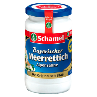 Schamel Alpensahne-Meerrettich - 340 g Glas