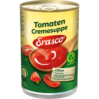 Erasco Tafelfertige Suppe Tomatencremesuppe -  390 Dose