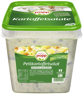 Y Popp Pellkartoffelsalat Ei/Gurke je kg (5kg)