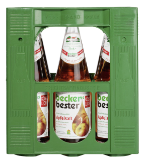 Beckers B. / Apfelsaft klar 6x1 L Glasflsche