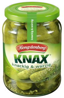 Hengstenberg Gew?rzgurken Knax knackig & w?rzig - 670...