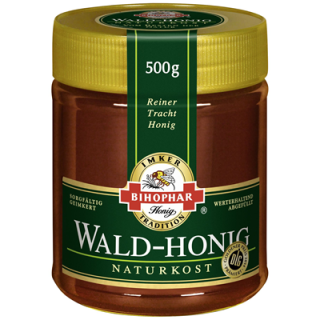 Bihophar Wald-Honig  dickflüssig - 500 g Glas
