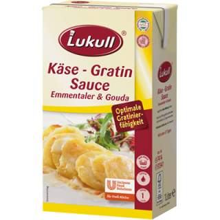 Lukull Käse Gratin Sauce 1L