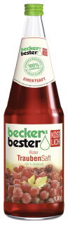Beckers B. / Traubensaft rot 6x1L Glasflasche