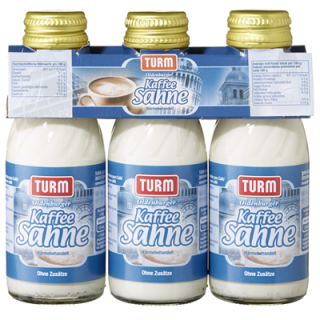 TURM-Sahne Kaffeesahne 10 % Fett 3 Stück à...