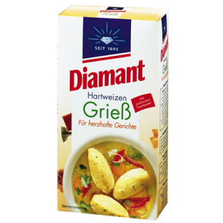 Diamant Hartweizengrieß fein - 500 g Packung