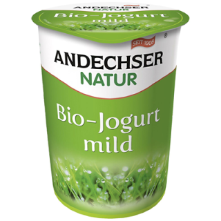 Andechser Bio Joghurt 3,7 % Fett - 1 x 500 g Becher