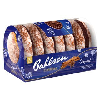 Bahlsen Contessa Lebkuchen-Klassiker Runde Braune Lebkuchen mit Schokolade 200 g