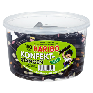 Haribo Konfekt-Stangen Dose 1000g