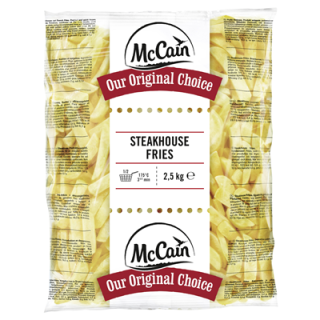 McCain Steak Fries tiefgefroren - 2,5 kg Beutel