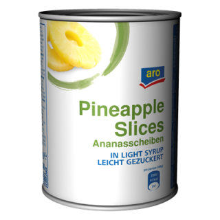 Aro Ananas Scheiben 580ml