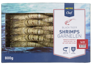 Y MQ Black Tiger Gambas 16/20 - 1kg