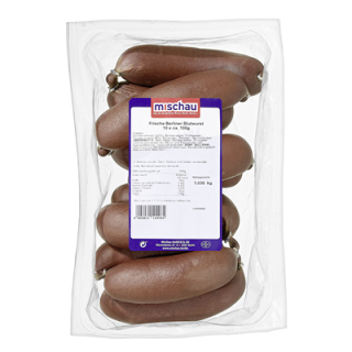 Mischau Frische Blutwurst 8 Stück ca. 1kg / je kg